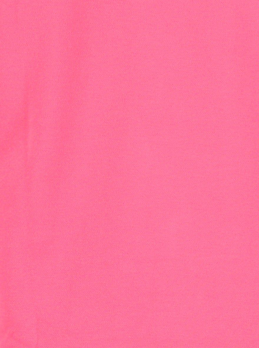 Pink Solid Slim Fit Polo T-Shirt | JB Sport