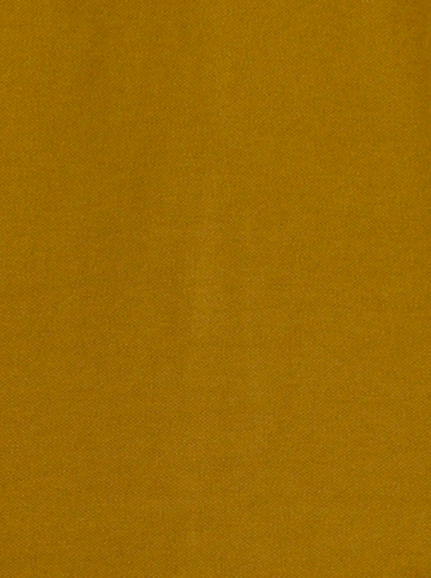 Mustard Yellow Solid Slim Fit Polo T-Shirt | JB Sport