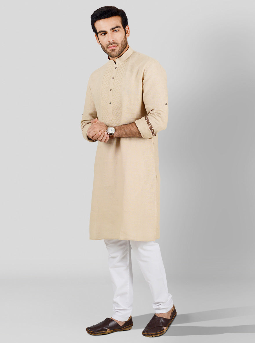 Beige Kurta Set | Azania