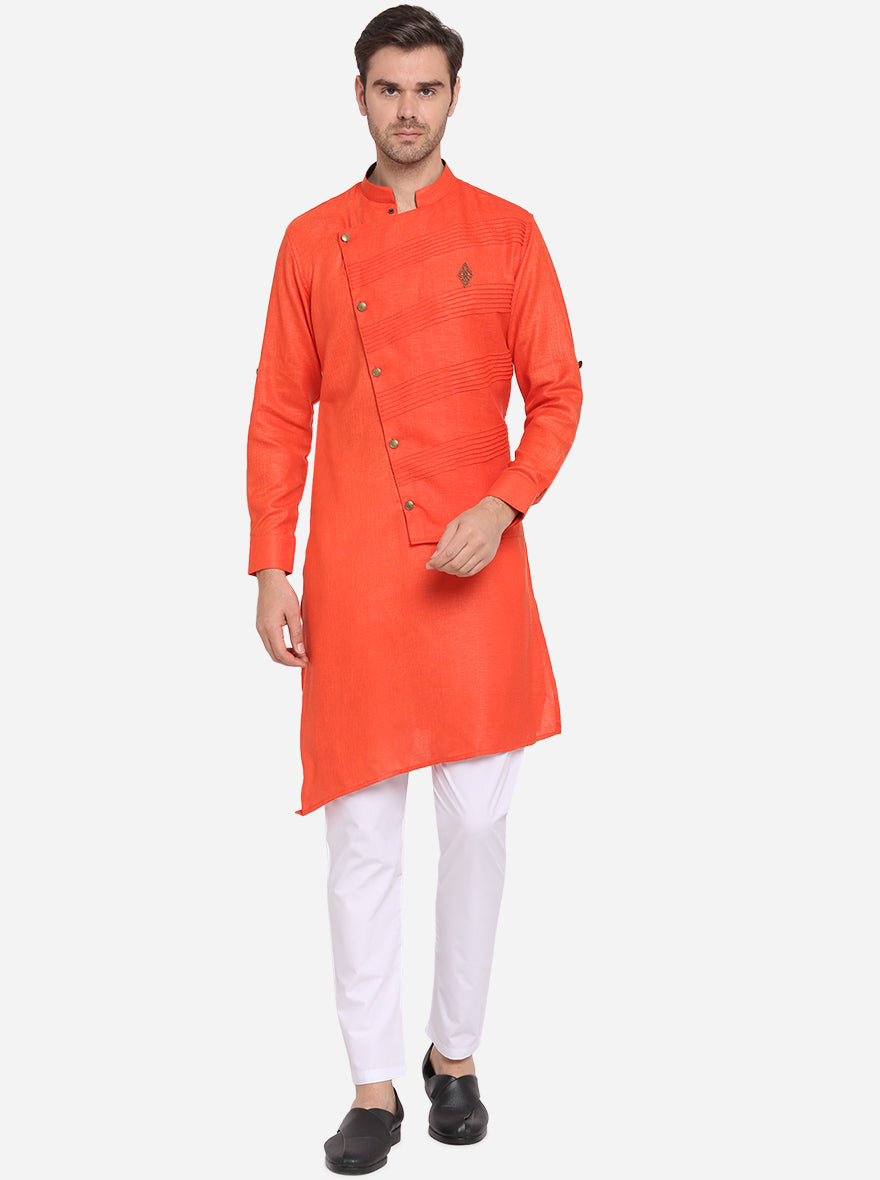 Orange Kurta | Azania