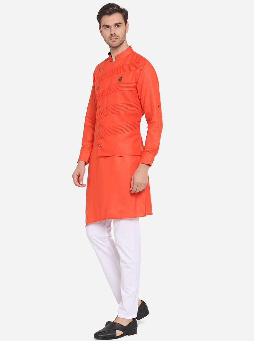 Orange Kurta | Azania