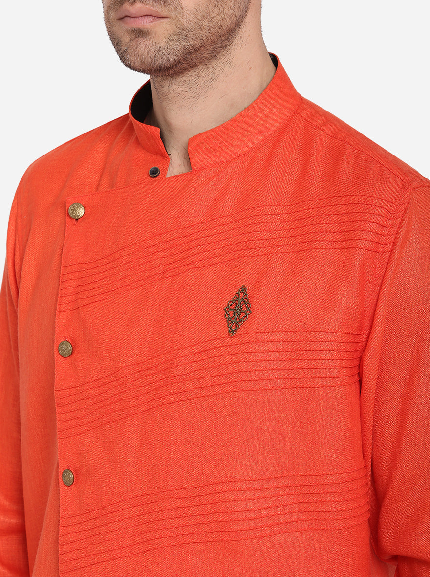 Orange Kurta | Azania