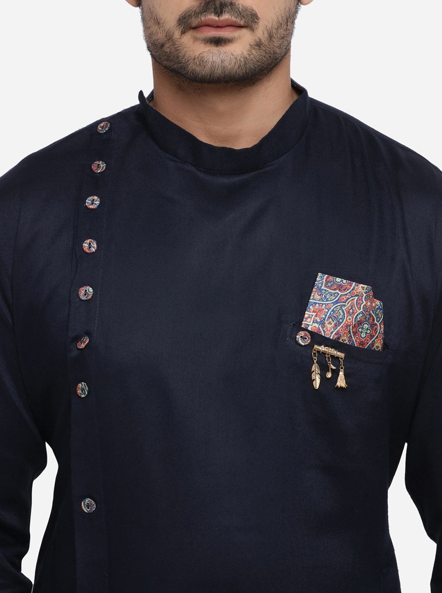 Deep Blue Kurta | Azania