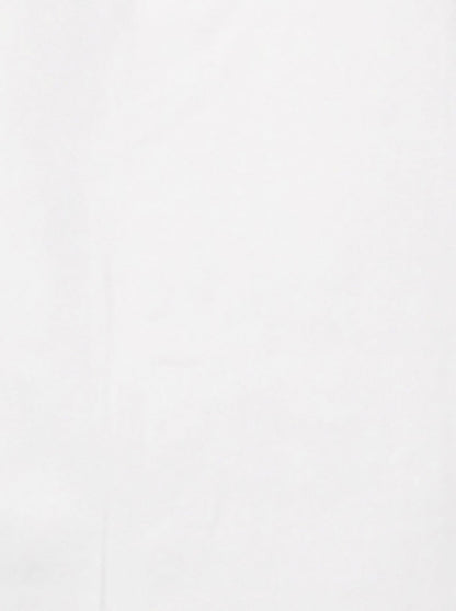 White Solid Slim Fit Casual Shirt | JB Sport