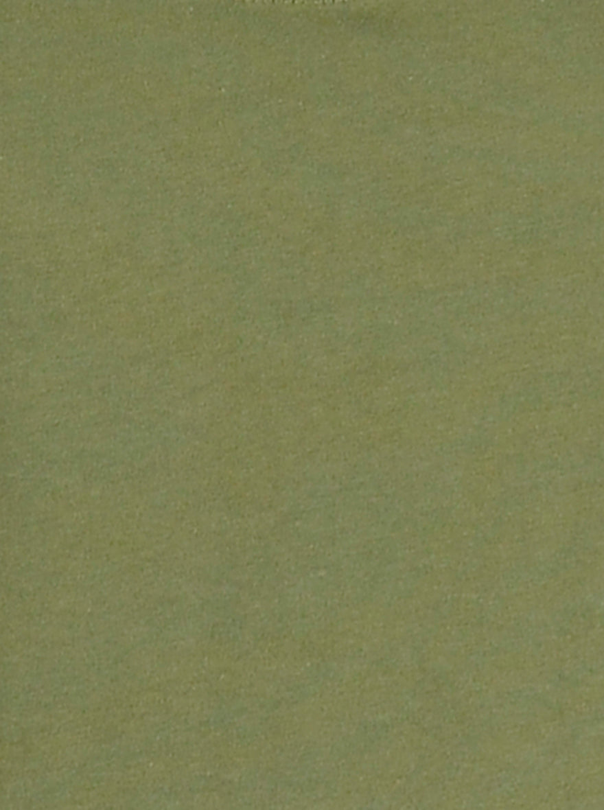 Olive Green Printed Slim Fit T-Shirt | Greenfibre