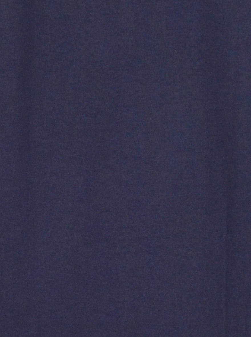 Navy Blue Printed Slim Fit T-Shirt | Greenfibre
