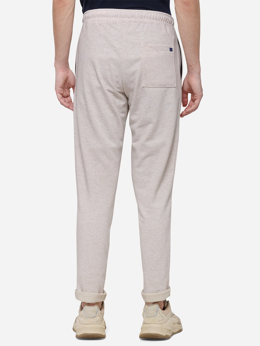 Off-White Solid Regular Fit Track Pants | JadeBlue