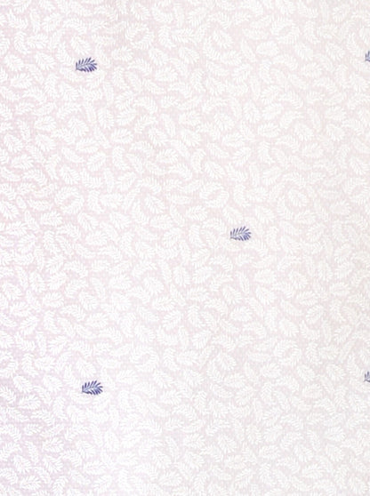 Chalk Pink Printed Slim Fit Casual Shirt | JB Sport