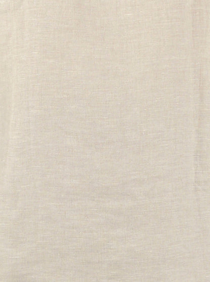 Cream Solid Slim Fit Casual Shirt | JB Sport