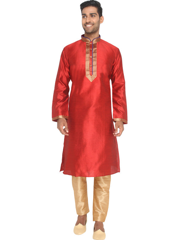 Maroon Kurta Set