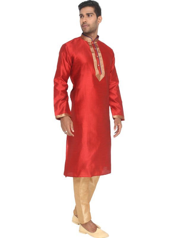 Maroon Kurta Set