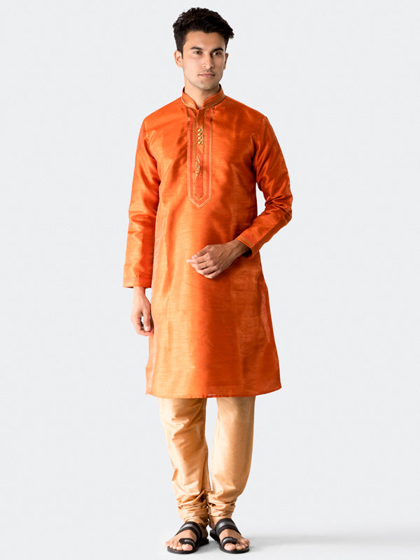 Rust Orange Kurta Set