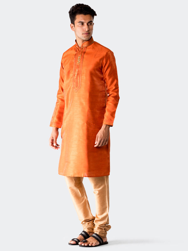 Rust Orange Kurta Set