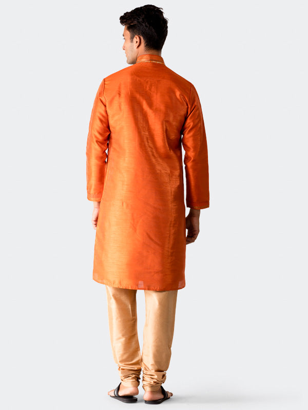 Rust Orange Kurta Set