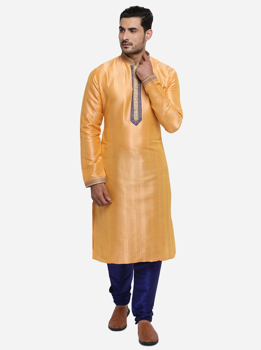 Golden Yellow Kurta Set | Azania