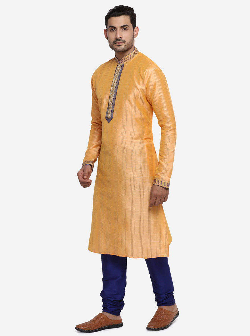 Golden Yellow Kurta Set | Azania