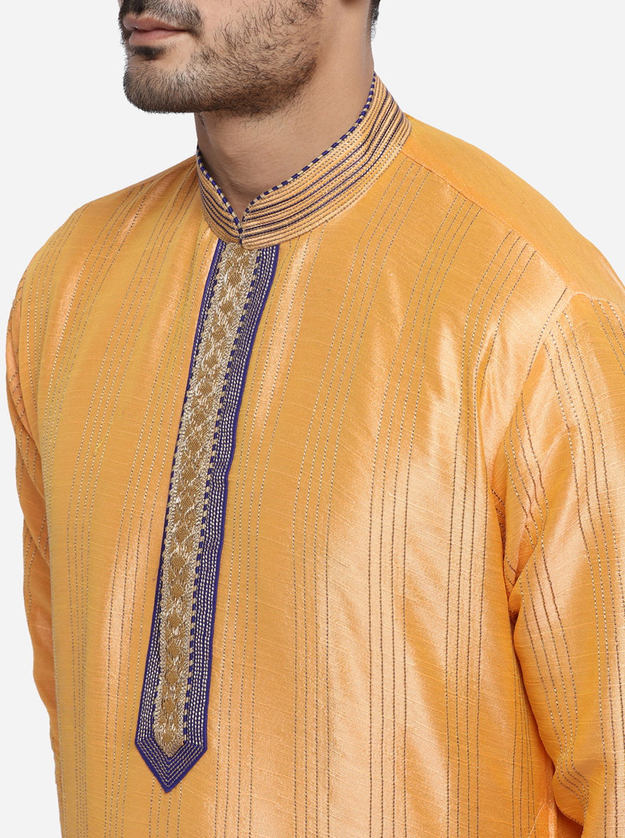 Golden Yellow Kurta Set | Azania