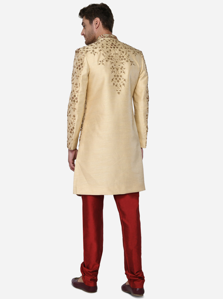 Golden Sherwani | Azania