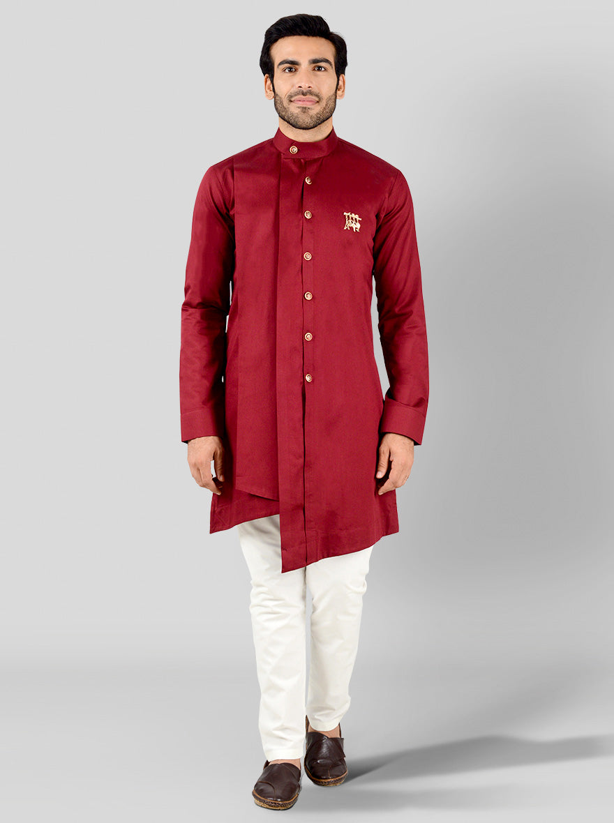 Maroon Kurta | Azania