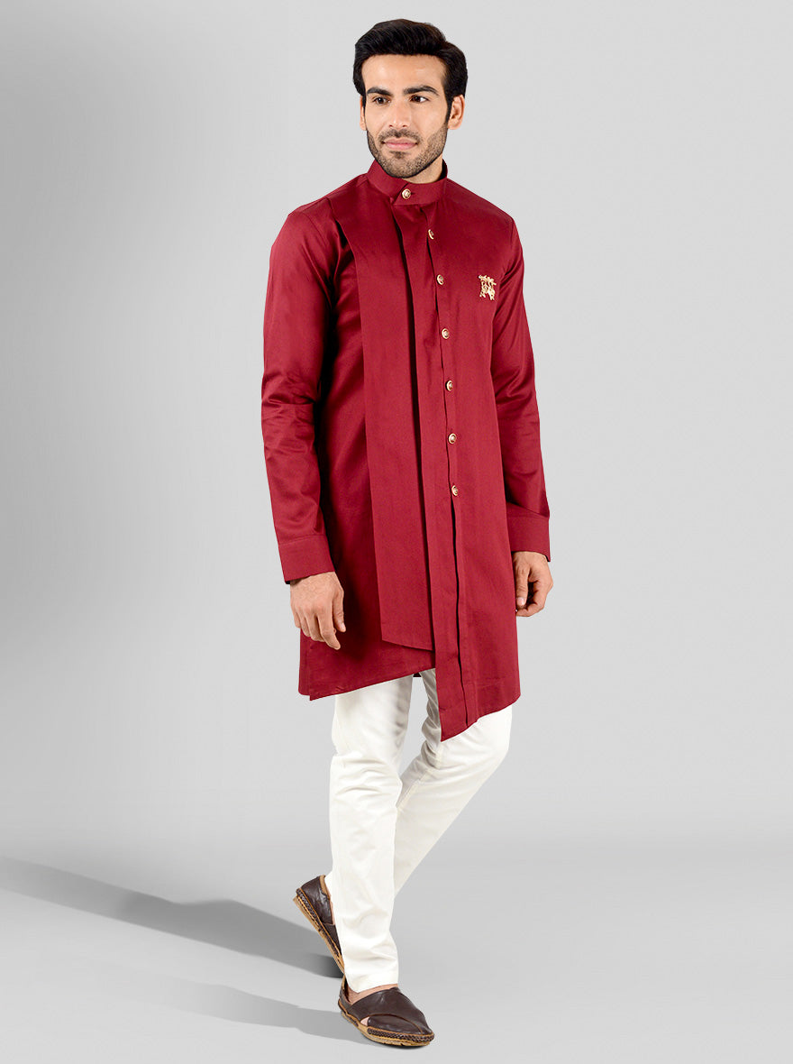 Maroon Kurta | Azania