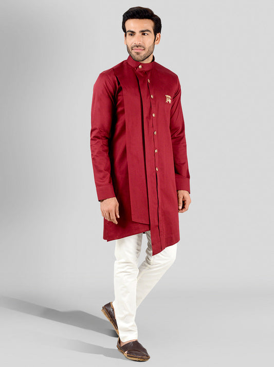 Maroon Kurta | Azania