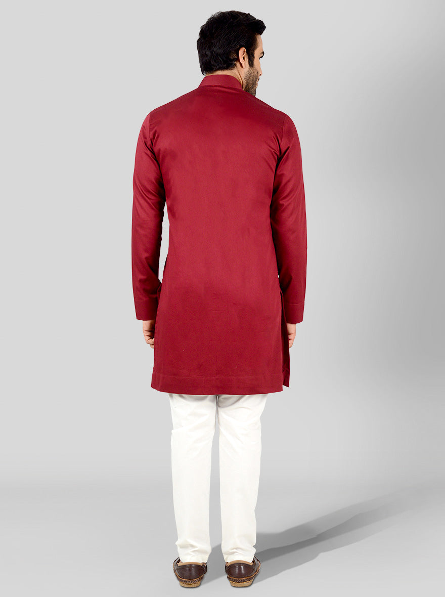 Maroon Kurta | Azania