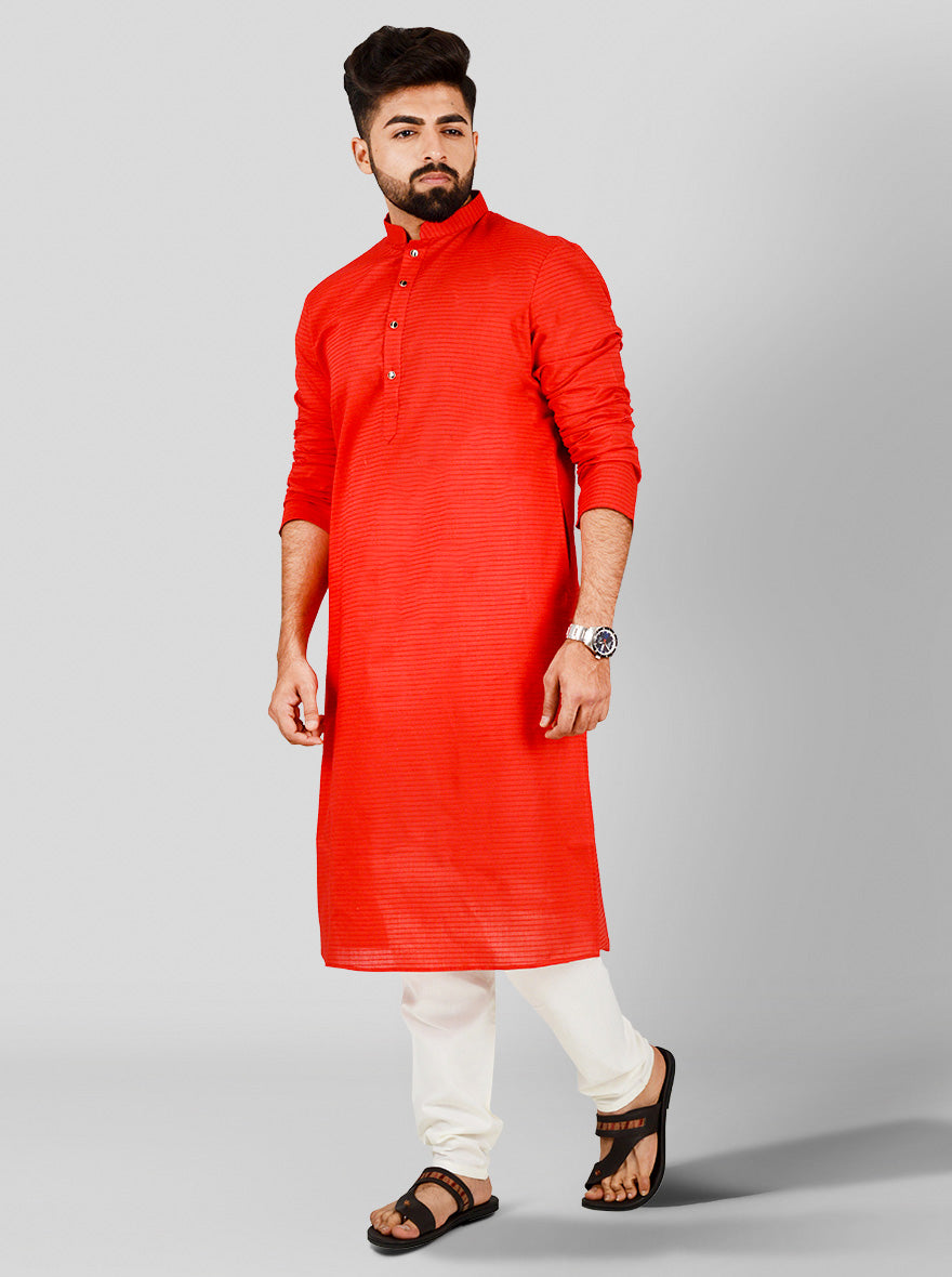 Red Kurta Set | Azania