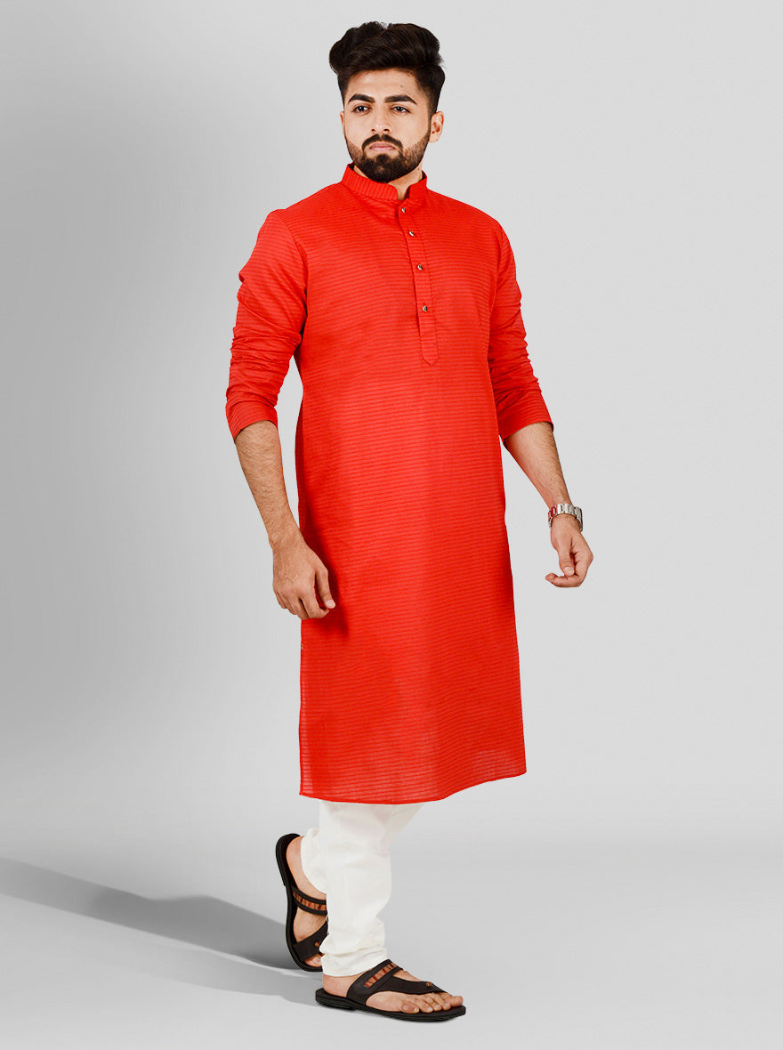 Red Kurta Set | Azania