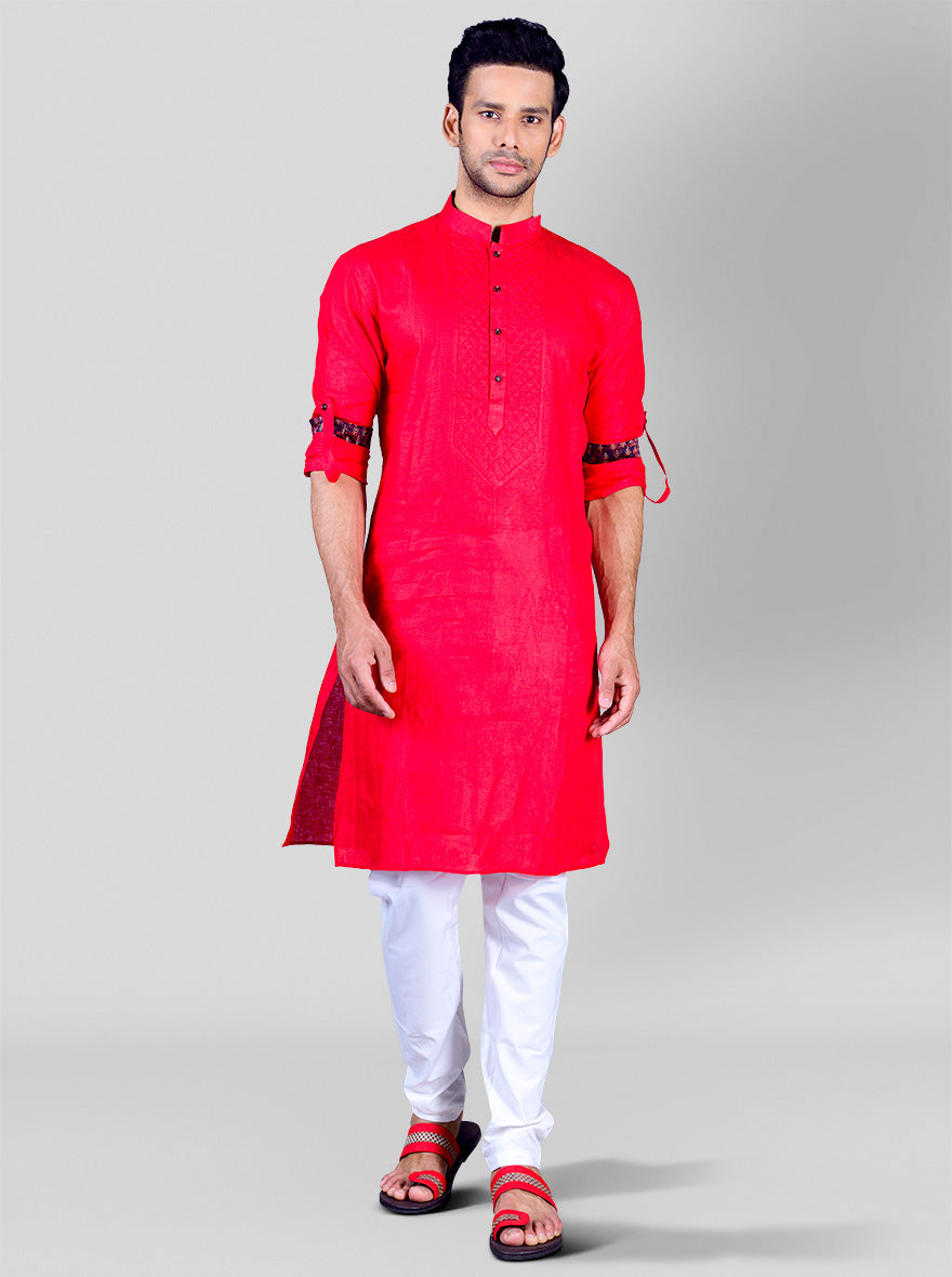 Red Kurta Set | Azania