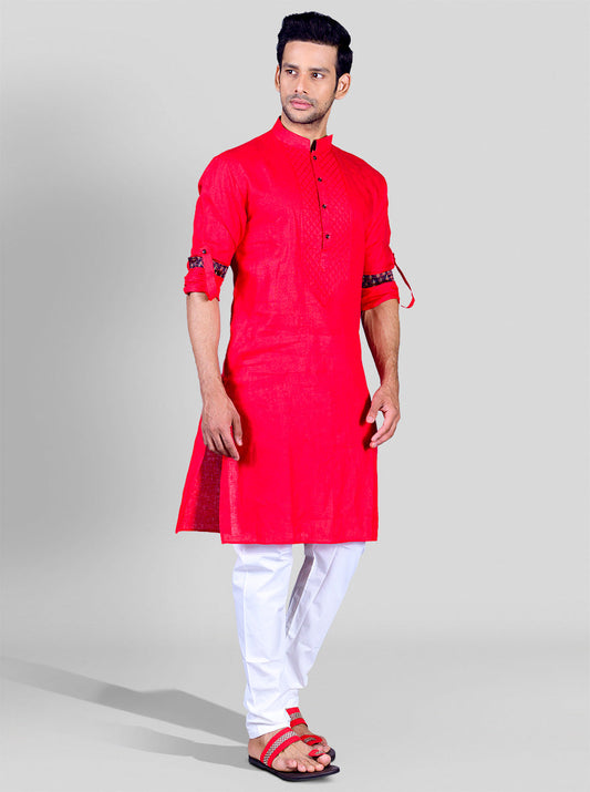 Red Kurta Set | Azania