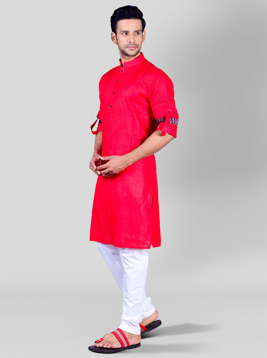 Red Kurta Set | Azania