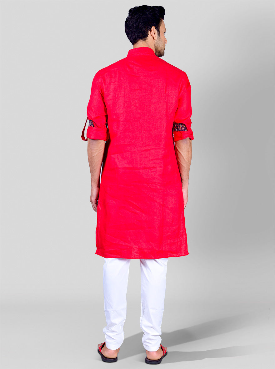 Red Kurta Set | Azania