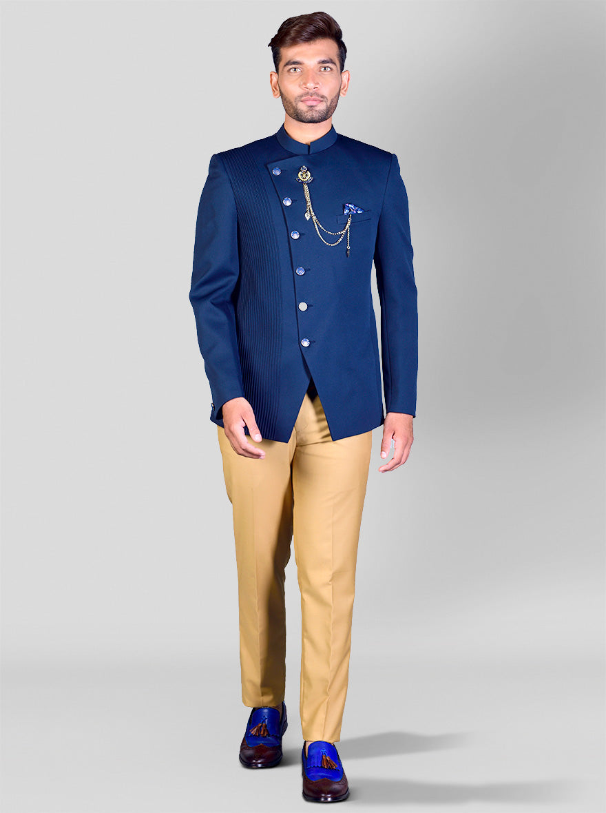 Navy Blue Jodhpuri Suit | JadeBlue