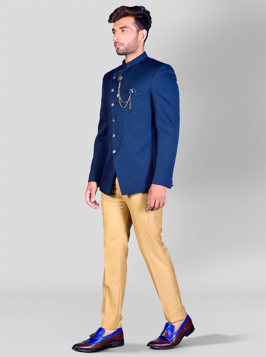 Navy Blue Jodhpuri Suit | JadeBlue