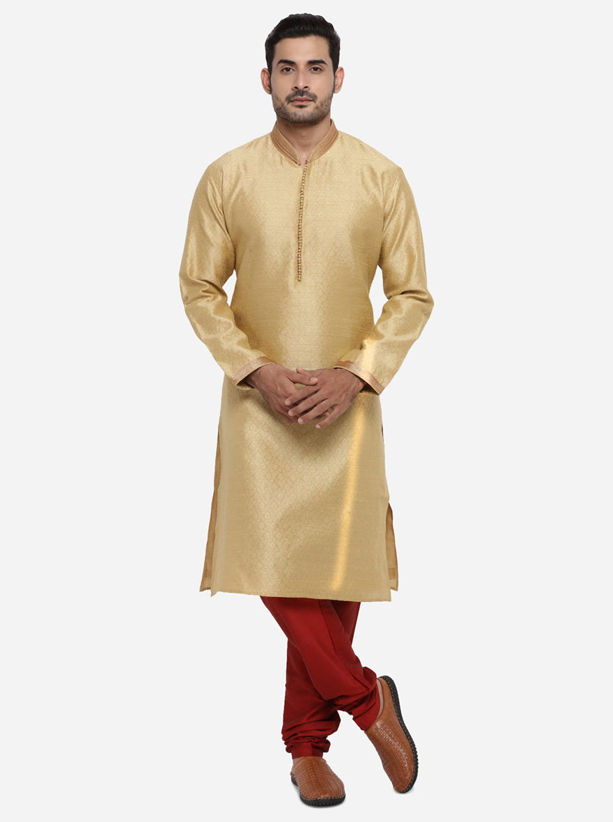 Golden Kurta Set | Azania