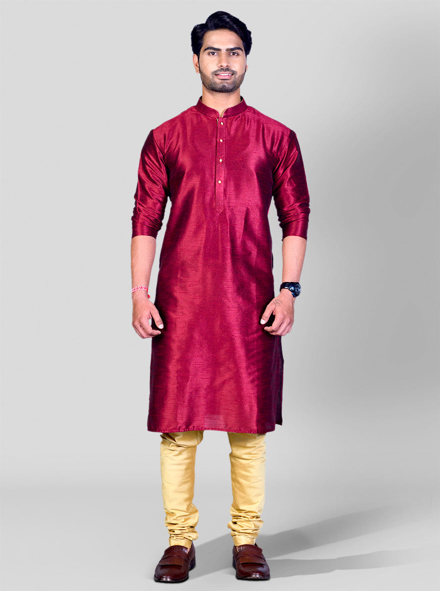 Maroon Kurta | Azania