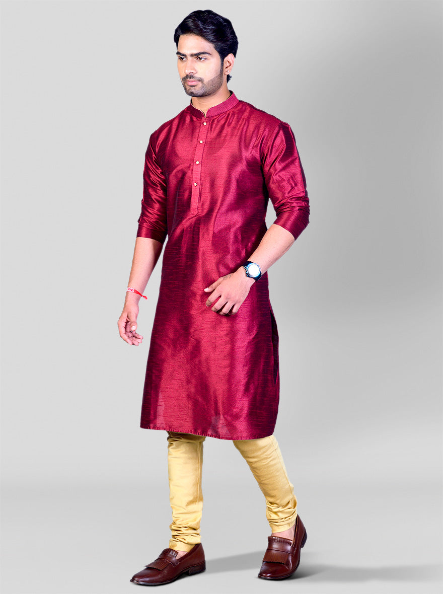 Maroon Kurta | Azania