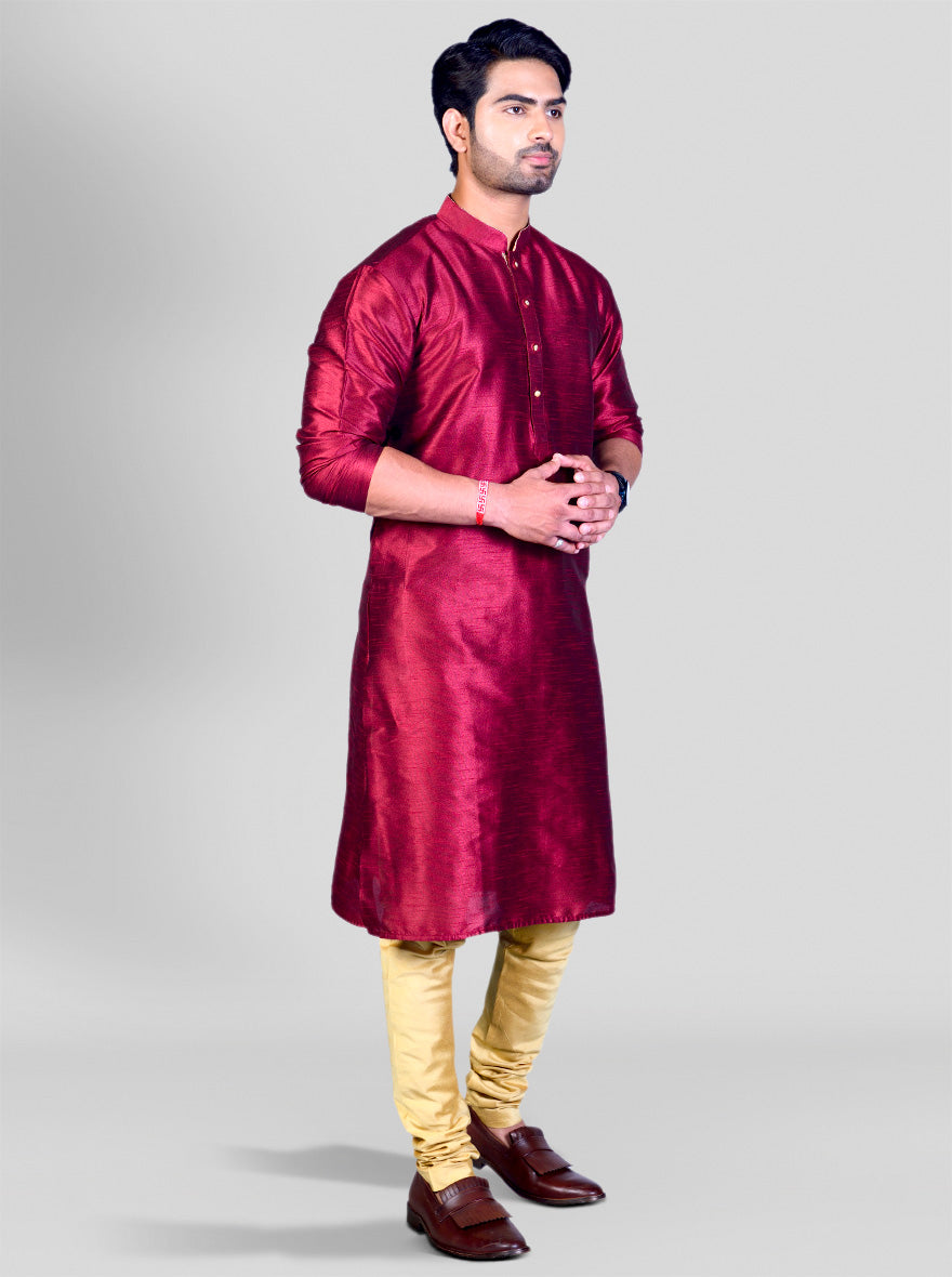 Maroon Kurta | Azania