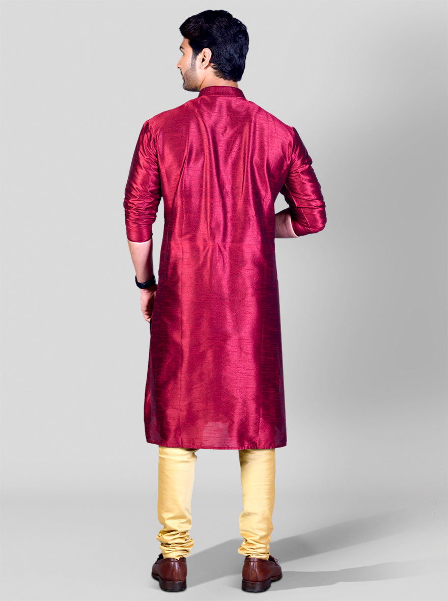 Maroon Kurta | Azania