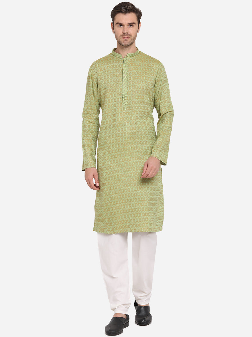 Pista Green Kurta Set | TULA