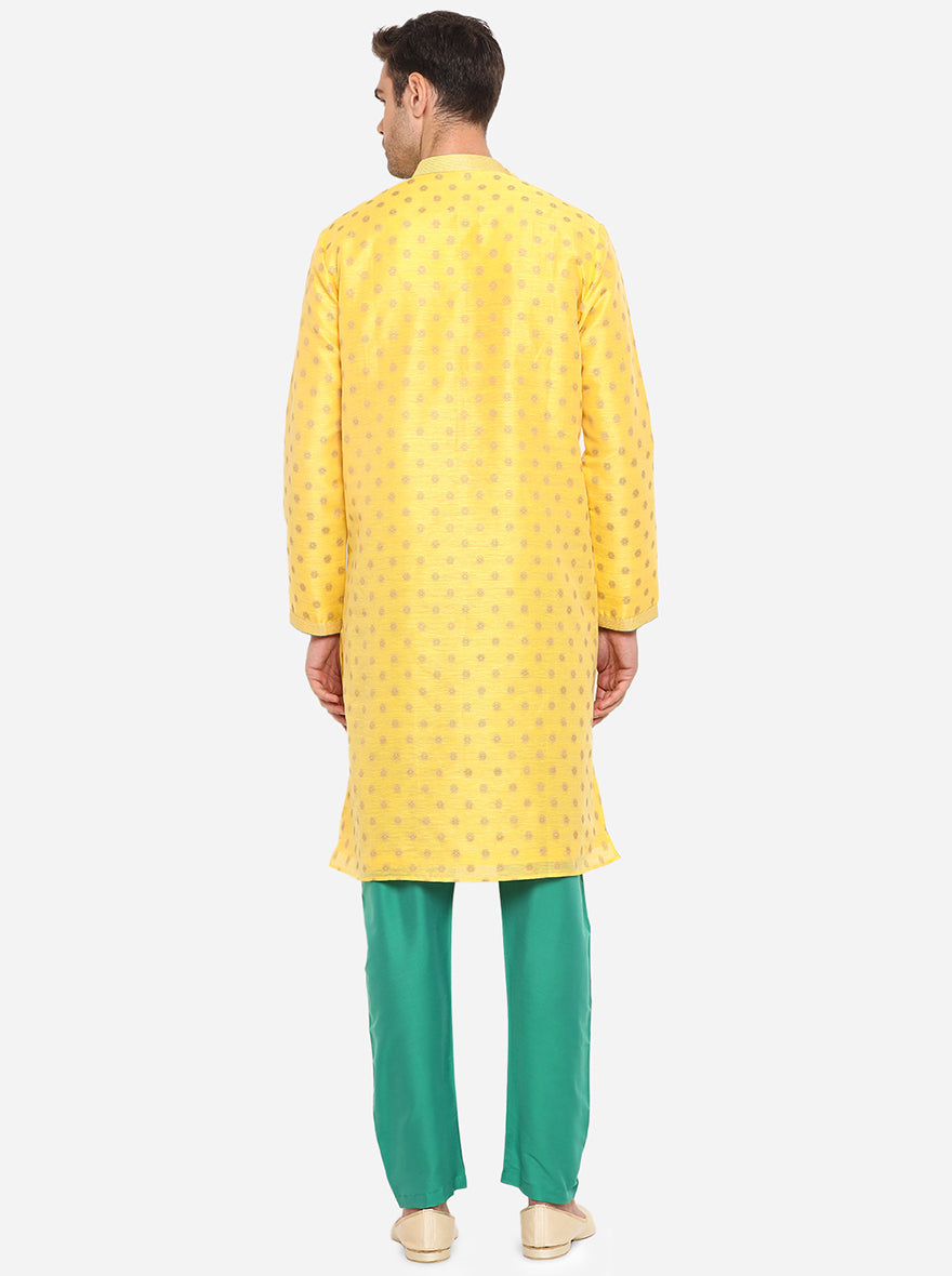 Bright Yellow Kurta Set | Azania