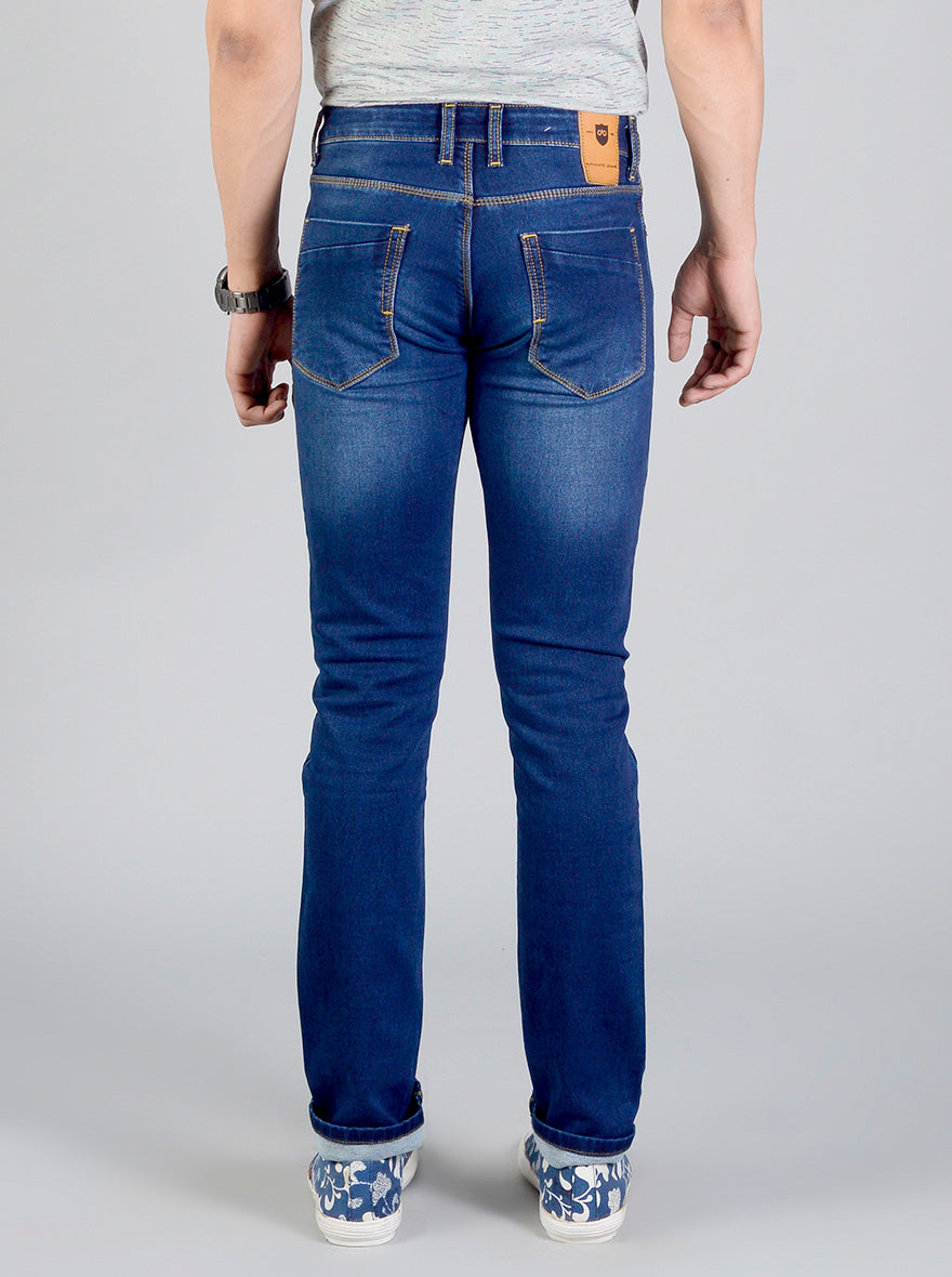 True Blue Solid Slim Fit Jeans | JB Sport