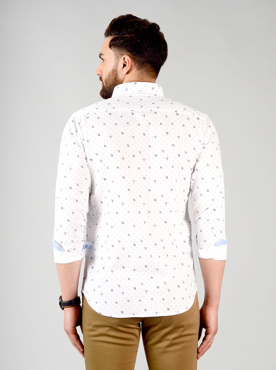 Eclipse Printed Slim Fit Casual Shirt | JB Sport