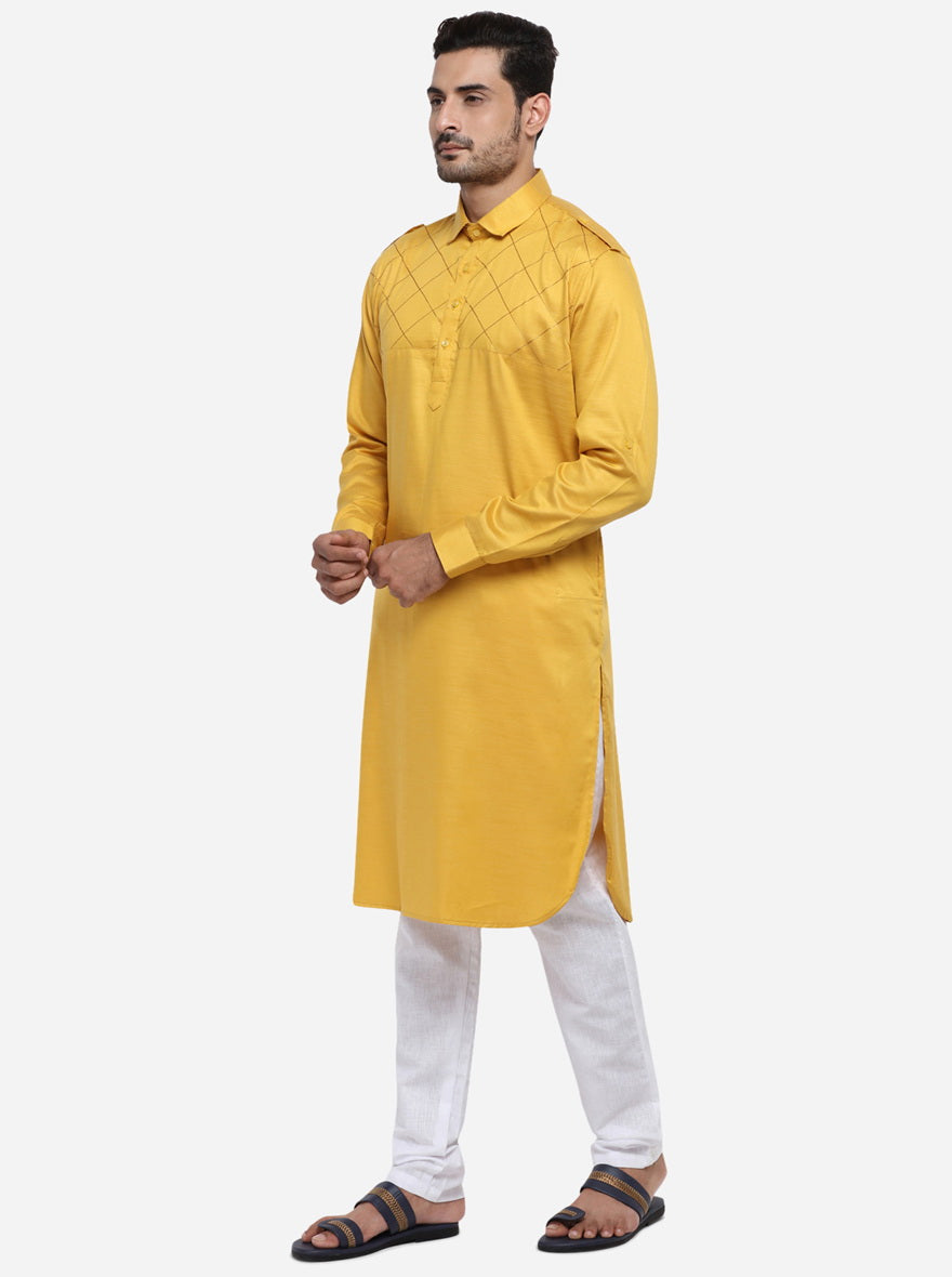 Chrome Yellow Pathani | Azania