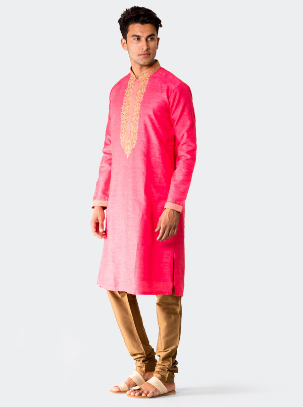 Bright Pink Kurta Set