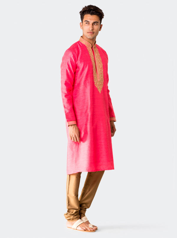 Bright Pink Kurta Set