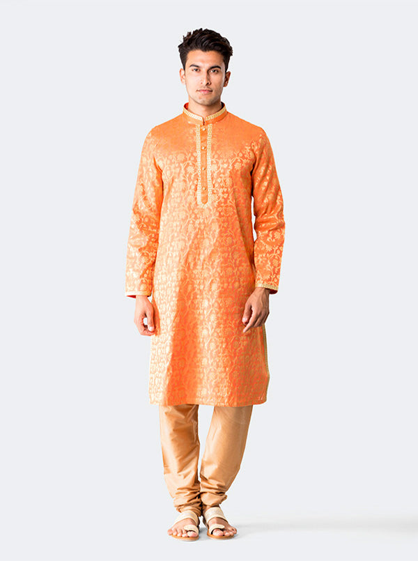 Orange Kurta Set