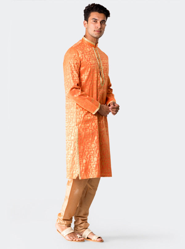 Orange Kurta Set