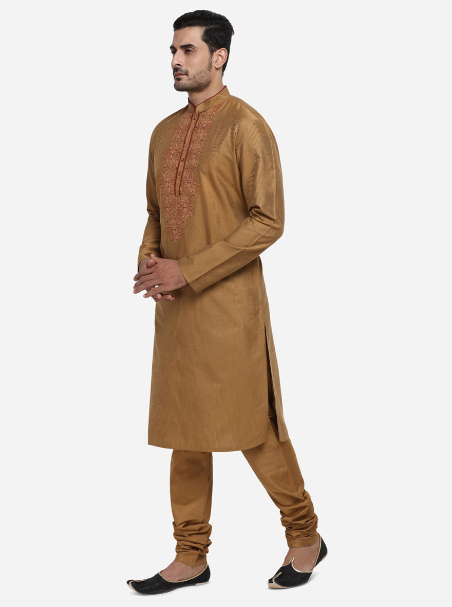 Brown Kurta Set | Azania