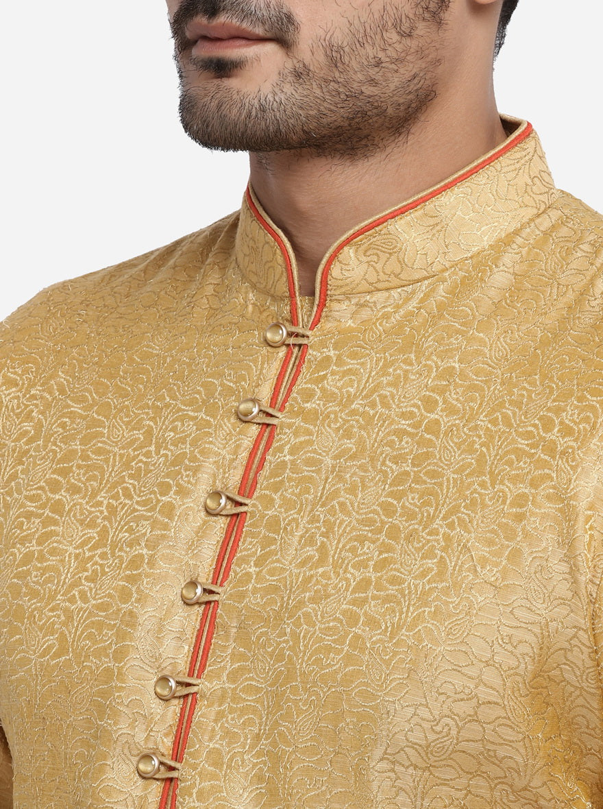 Golden Kurta Set | Azania